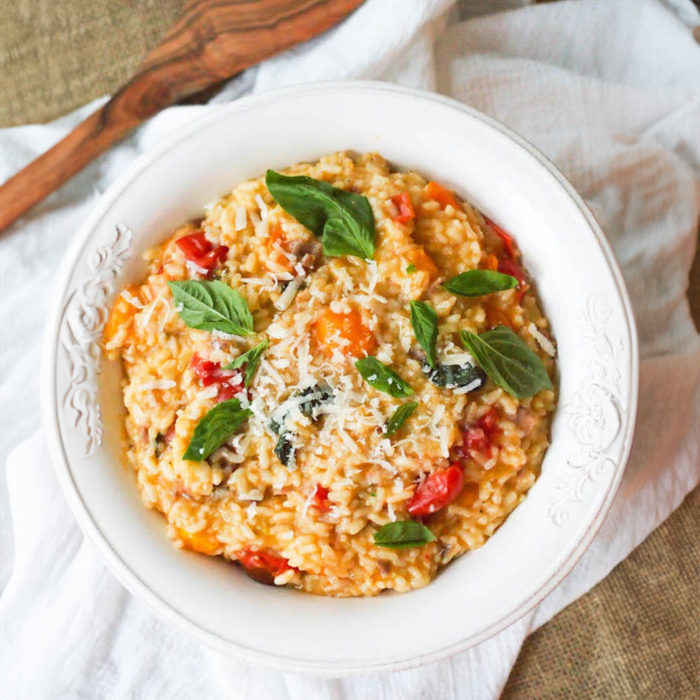 Creamy Tomato and Prosciutto Risotto